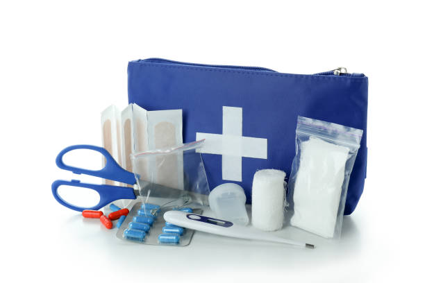 istock First aid medical kit isolated on white background 1404169151