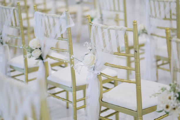 istock wedding chair decoration, event chair 1404169948
