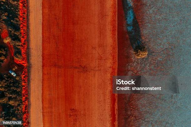 Red Sand Beauty Stock Photo - Download Image Now - Aerial View, Western Australia, Australia