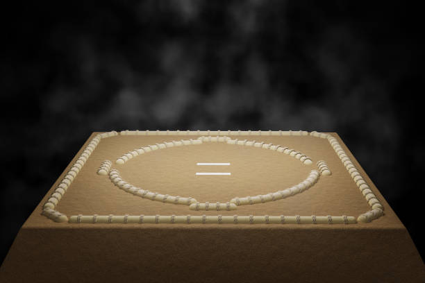 Image of sumo ring with nobody