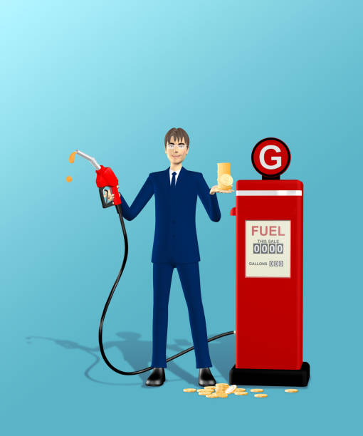 istock Oil sellers offer prices.3d render 1404176684