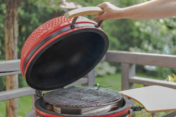 istock BARBECUE SMOKER GRILL IS READY FOR GRILL  MEAT. 1404180154