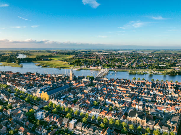 istock Kampen springtime evening aerial panorama 1404181652