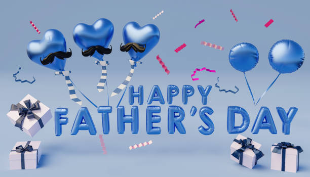 istock Happy Father's Day 3D illustration 1404181761