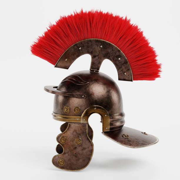 istock Realistic 3D Render of Roman Helmet 1404188690
