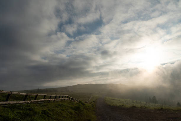 Plateau of fog
