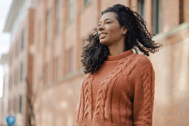 istock Charming young African-American woman 1404192311
