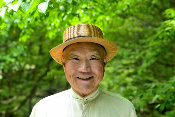 istock Smile of Japanese senior man 1404197848