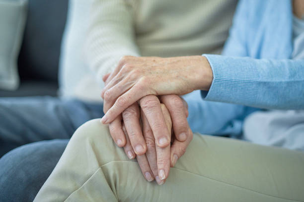 istock Closeup of old hands 1404200566