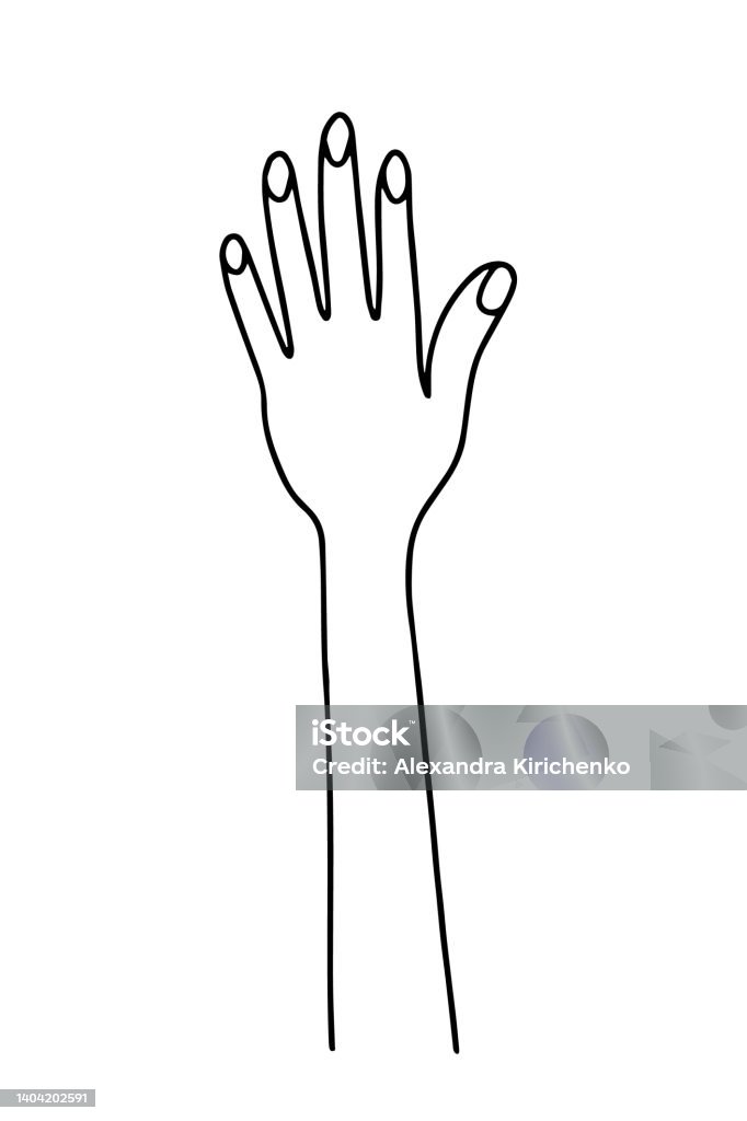 Hand Pict Doodle Hand Stock Illustration - Download Image Now - Arm, Art ...