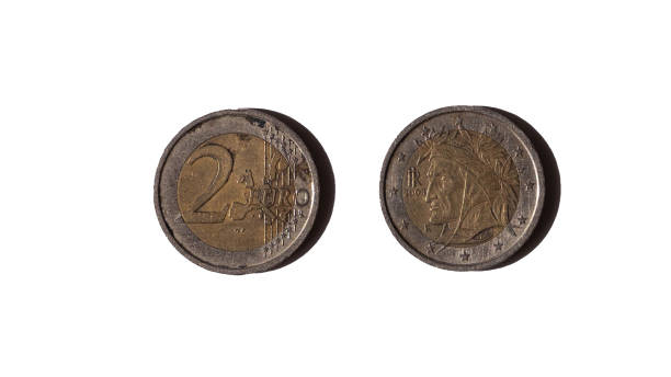 istock 2 euro coin on a white background (back and front) 1404212642