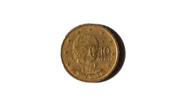 istock 10 euro cent coin on a white background (close up ) 1404212662