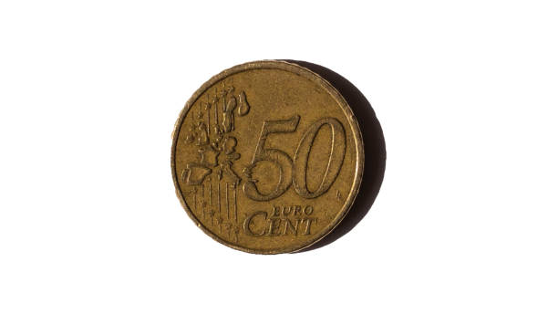 istock 50 euro cent coin on a white background (close up) 1404212724