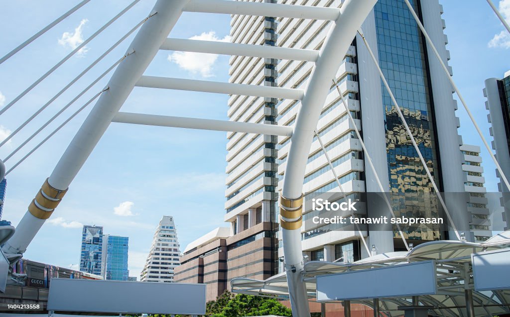 BTS SkyTrain Chong Nonsi Thailand is another landmark for tourists and a business office area 21 June "u200e2022 Bankok Thailand Bangkok Stock Photo