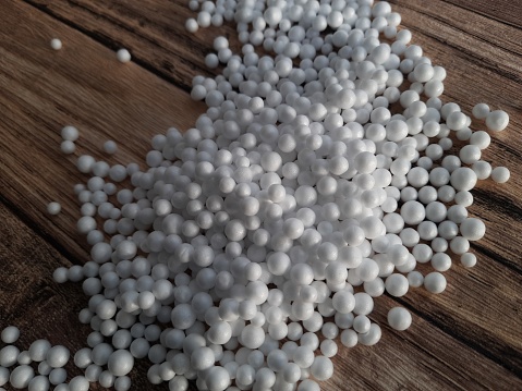 White beads for bean bag