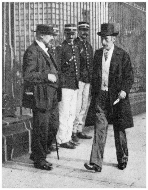 istock Antique photo: Alfred Dreyfus Affair in Rennes, Cavaignac arriving 1404218660