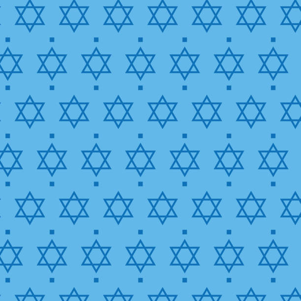 istock star of David traditional Jewish symbol pattern- vector illustration 1404219918