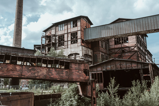 Closed metallurgical plant in Vitkovice, Ostrava.