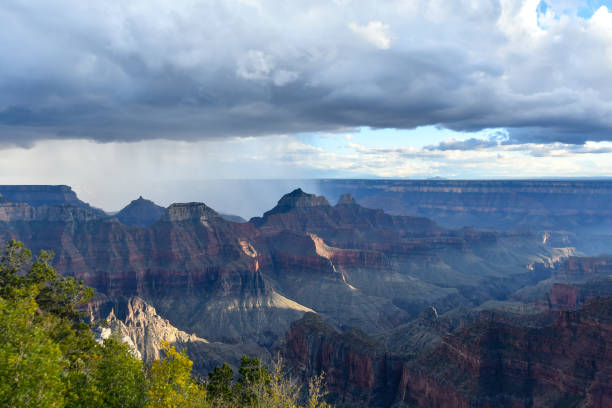 istock Rain shower Over the Grand Canyon 1404226565