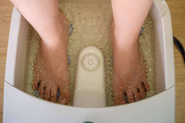 istock water foot massager in beauty salon 1404232498