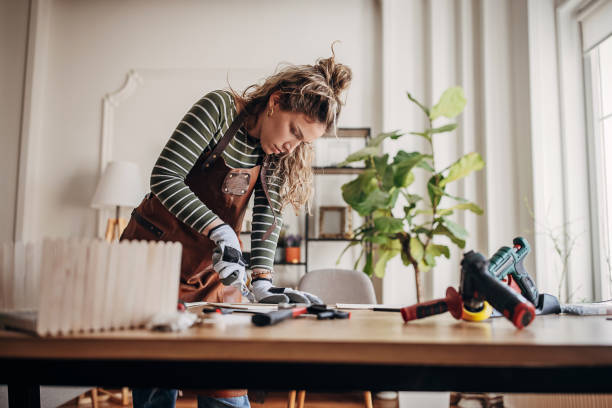 istock Crafty young woman 1404235962