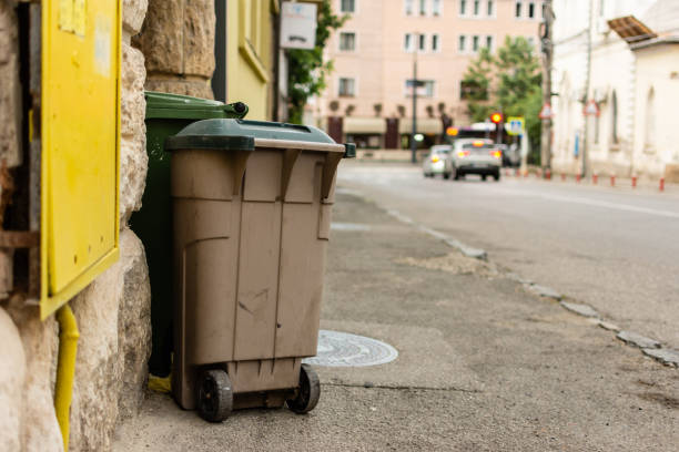 istock Trash bins in an urban environment 1404236689