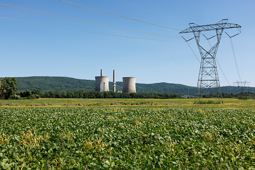 Thermal power plant in rural Pennsylvania