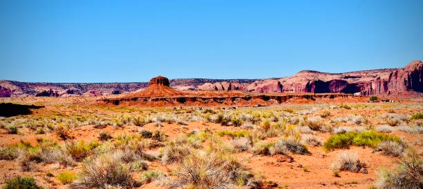 istock Colorful Prairie with Navajo Hogans 1404245259