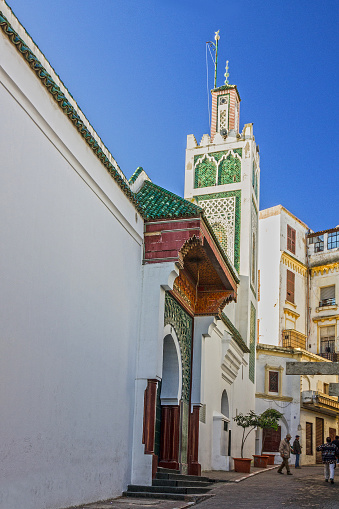 Tanger mosque building architecture, Morocco