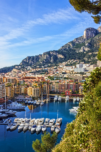 Monaco and Monte Carlo - May 30, 2022:   Monaco marina sea view