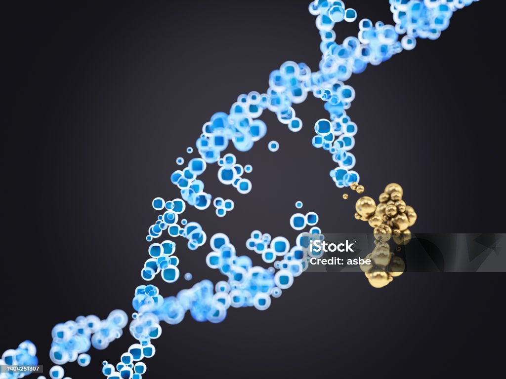 Treatment and Adjustment of DNA Treatment and Adjustment of DNA. 3D Render DNA Stock Photo
