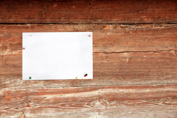 Set wooden empty dirty sign on rusty pole. Rectangular and round frame with empty peeled blue surface. Signboaron rusty poled isolated on white background