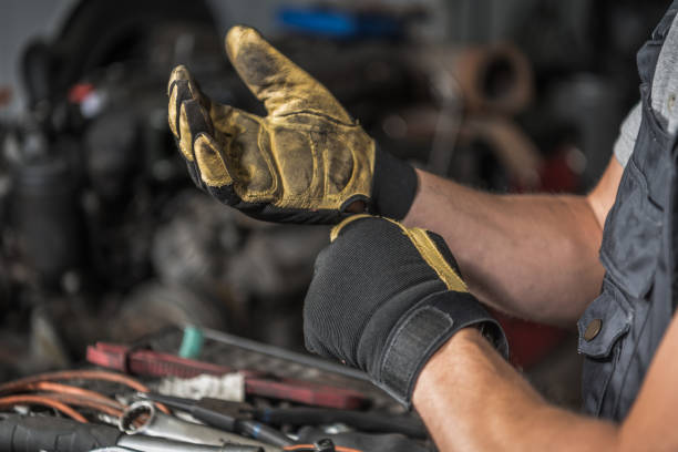 istock Hands of Car Service Worker 1404255938