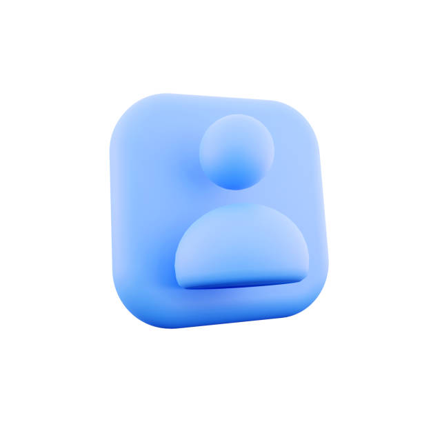 istock 3d render user icon isolated on white background. 3D rendered digital symbol. Modern icon for website, internet marketing, presentation, logo design template element 3d render 1404263845