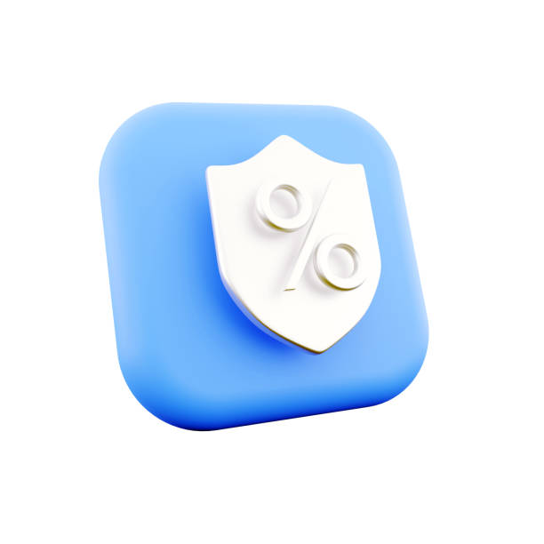 istock 3d render Shield with dollar sign and coin stacks isolated on white background 3D render shield icon illustration. 1404263849