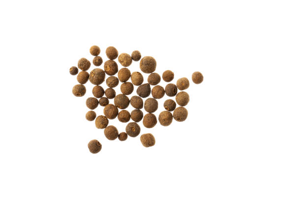 Dried berries near to leaf.