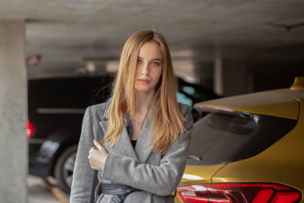 istock woman at parking 1404271370