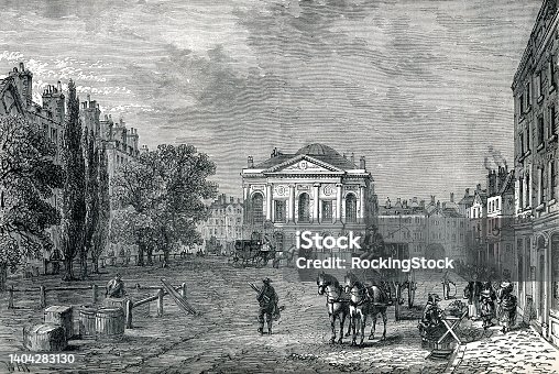 istock Clerkenwell Green in 18th Century London England 1404283130