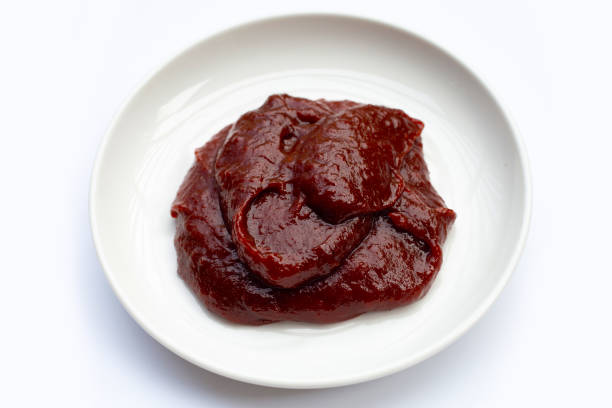 istock Gochujang spicy sauce, Korean traditional red pepper paste. 1404292197