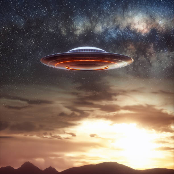 Unidentified Flying Object stock photo