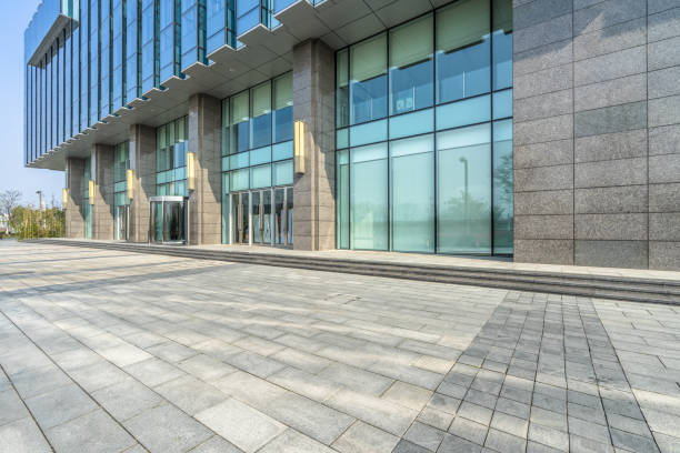 istock modern office building outdoors in the downtown 1404310103