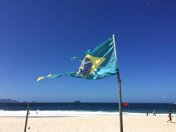 bandeira do brasil rasgada - flag brazil brazilian flag dirty - fotografias e filmes do acervo