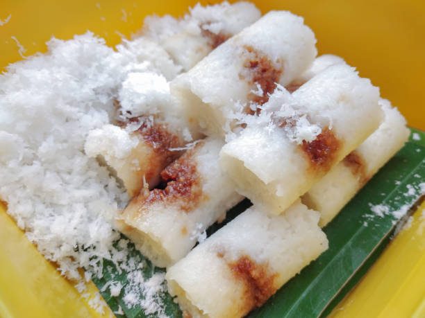 istock Indonesian traditional cake called putu cake or kue putu. 1404317898