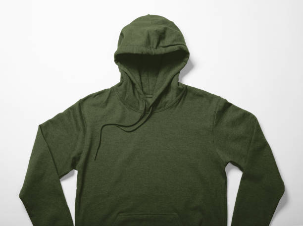 istock Front view of hoodie mockup template isolated 1404318856