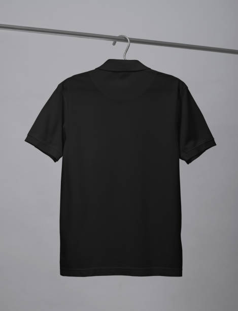 istock Back side Polo shirt mockup template with pocket 1404318865