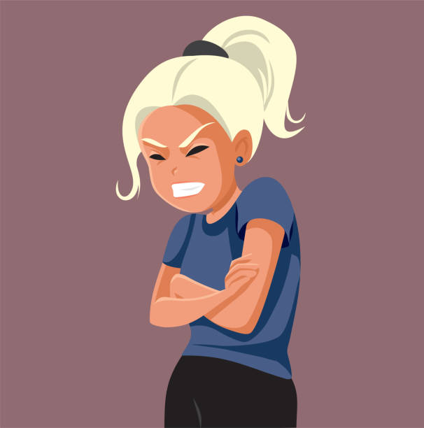 478 Woman Arms Crossed Mad Illustrations & Clip Art - iStock | Woman  disappointed