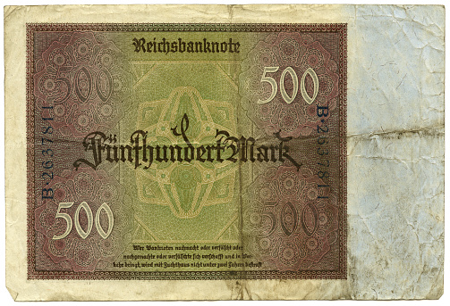 Deutsche 500 Mark Banknote