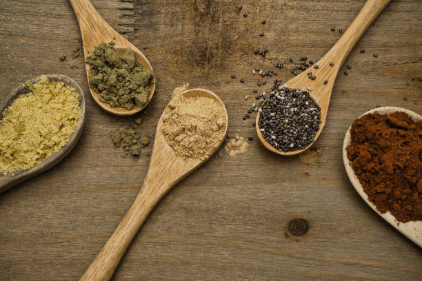 istock Various dietary supplements, superfoods 1404326886