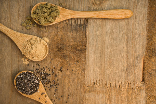 istock Various dietary supplements, superfoods 1404326938