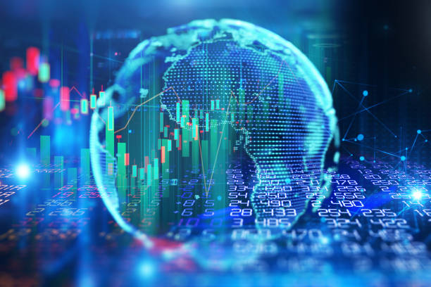 istock 3d rendering of earth futuristic technology and financial graph 1404328983